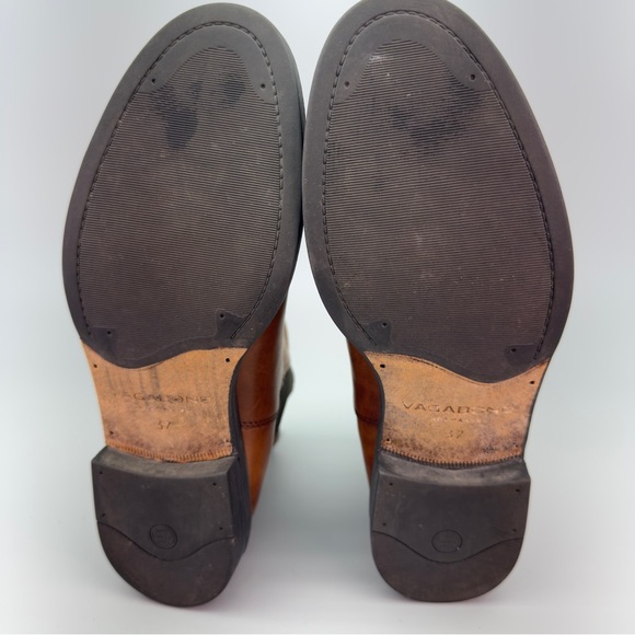 Vagabond Amina Brown Leather Chelsea Boots - Picture 9 of 12